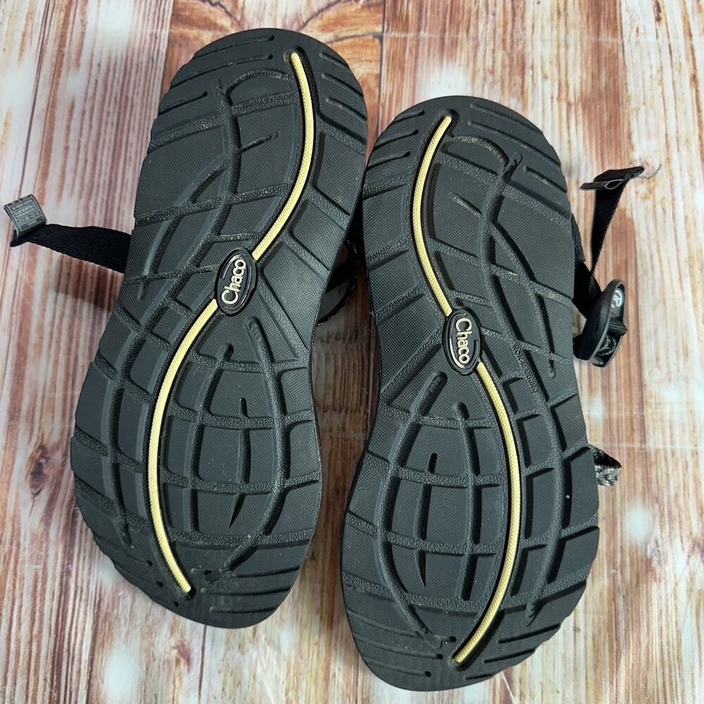 Chaco ZX/2 Womens Size 7 Black Gray Classic Strappy Sandals Open Toe Loop Shoes - Picture 8 of 10
